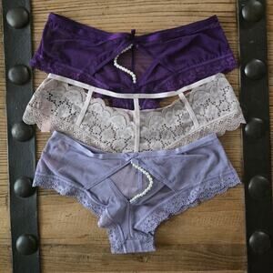 Victoria's Secret Very Sexy Cheeky Hipster Panty Bundle sz Small New